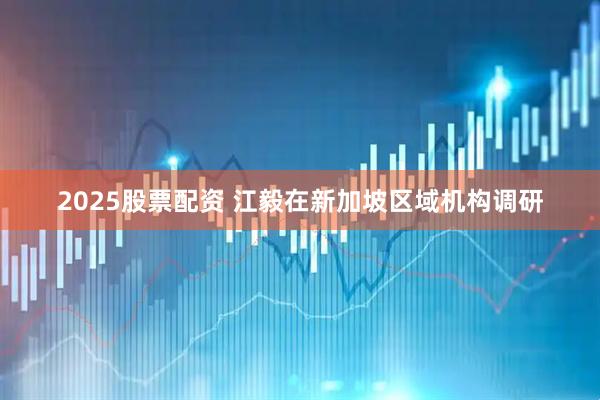 2025股票配资 江毅在新加坡区域机构调研